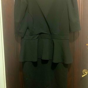 Plus Size Classic Black Formal Dress